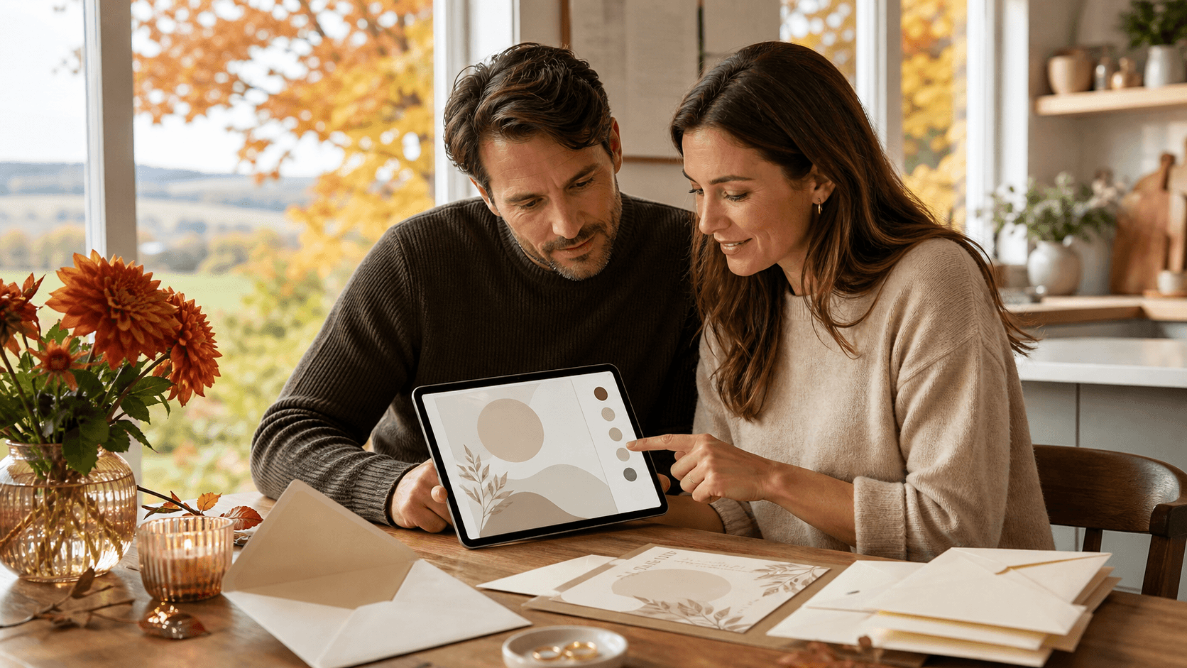 Solving Autumn Guest List Changes in Kent With Digital Wedding Invitations